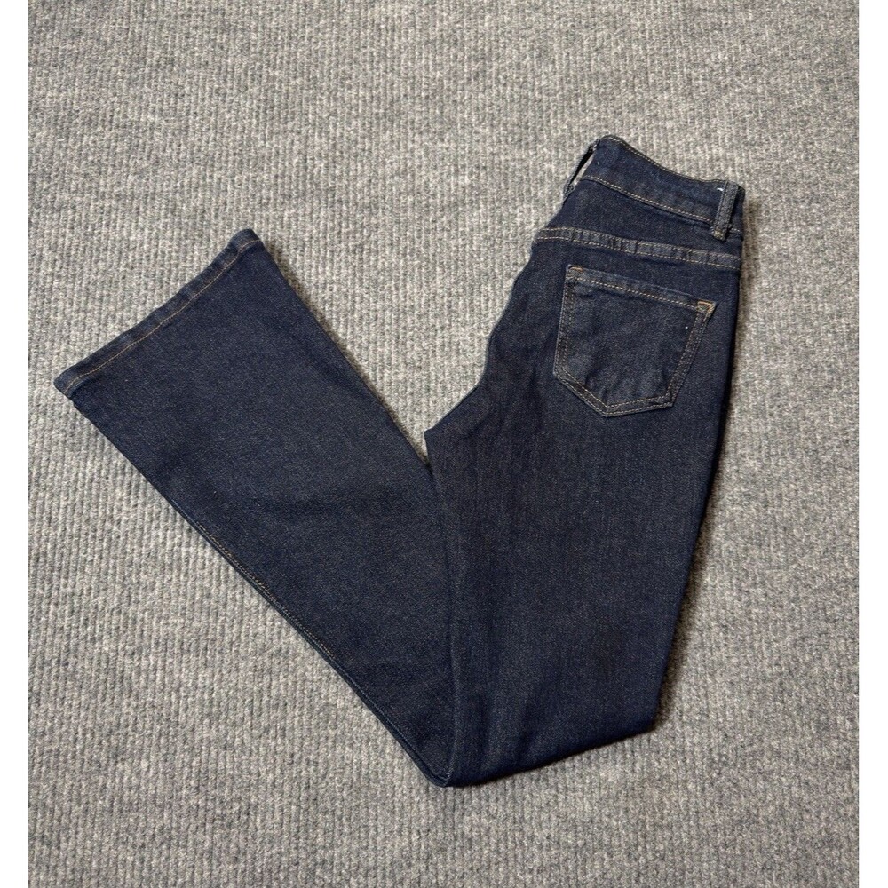 Sky Jeans Women Size 1 Stretch Mid-Rise Bootcut Dark Wash Denim NEW